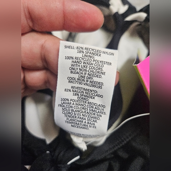 Tabitha Brown- XS, Black and White Swimsuit - Picture 10 of 10